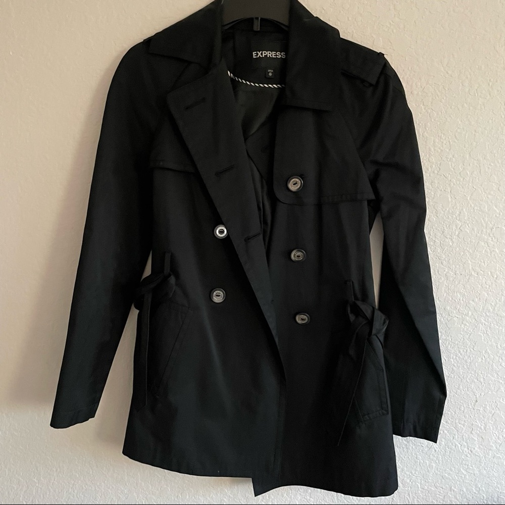 Express XS black coat